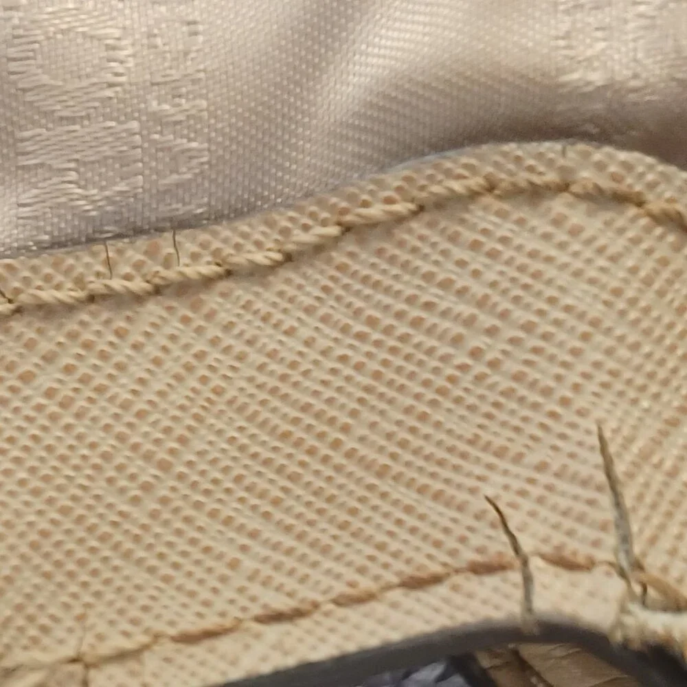 Michael Kors Bedford Cream Beige Pebbled Leather Crossbody Bag - Picture 12 of 13